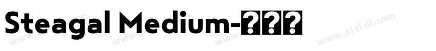 Steagal Medium字体转换